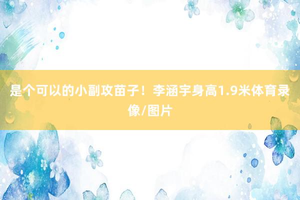 是个可以的小副攻苗子！李涵宇身高1.9米体育录像/图片