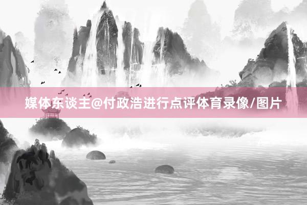 媒体东谈主@付政浩进行点评体育录像/图片