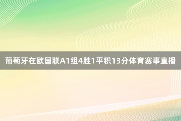葡萄牙在欧国联A1组4胜1平积13分体育赛事直播