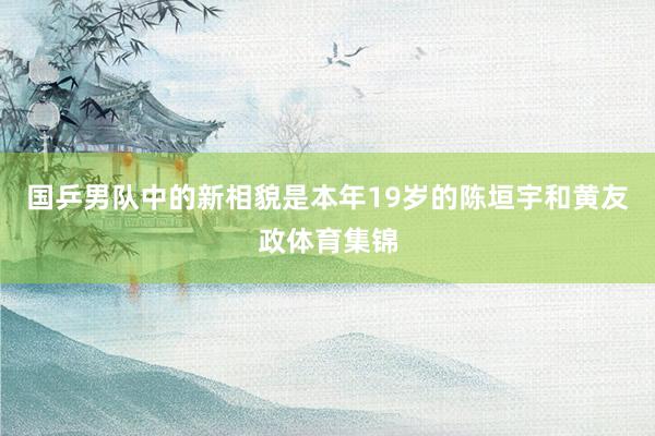 国乒男队中的新相貌是本年19岁的陈垣宇和黄友政体育集锦
