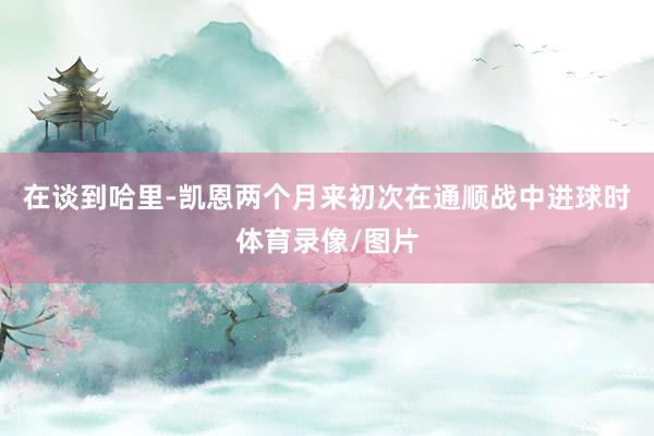 在谈到哈里-凯恩两个月来初次在通顺战中进球时体育录像/图片