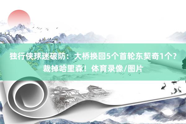独行侠球迷破防：大桥换回5个首轮东契奇1个？裁掉哈里森！体育录像/图片